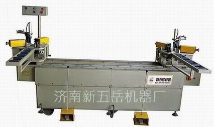 鋁門窗雙頭同步組角機(jī)-鋁塑門窗加工機(jī)器-門窗設(shè)備