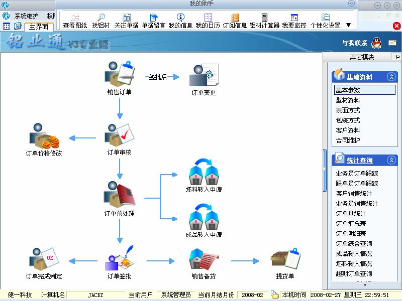 鋁型材管理系統(tǒng)